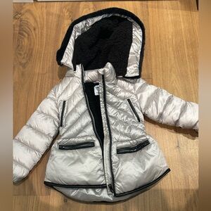 Mayoral Girls Puffer Silver